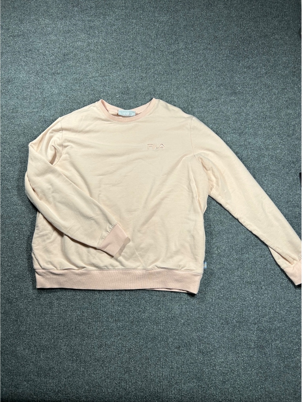 Fila XXL Light Pink Crewneck Sweatshirt